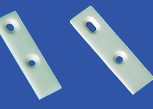 Hautes lames de bioxyde de zirconium de couteau de céramique de zircone de dureté autour de forme carrée